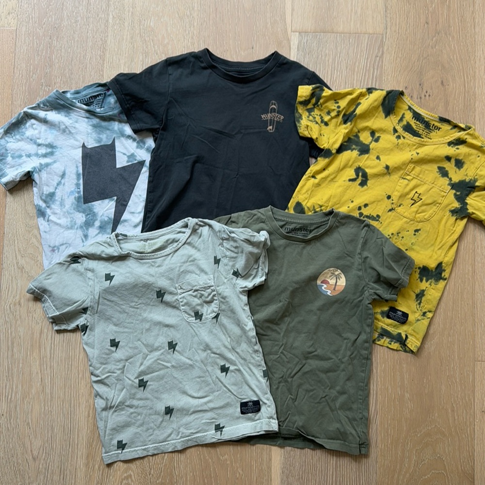 Lot of 5 Munster Tees